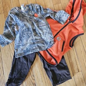 Carhart 3 piece 12 month outfit